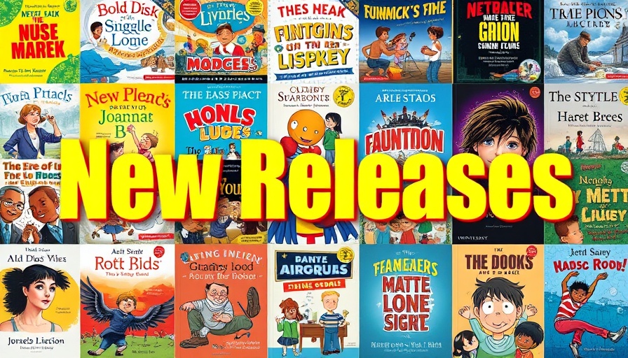 New Middle Grade Books November 2024 collage with vibrant covers.