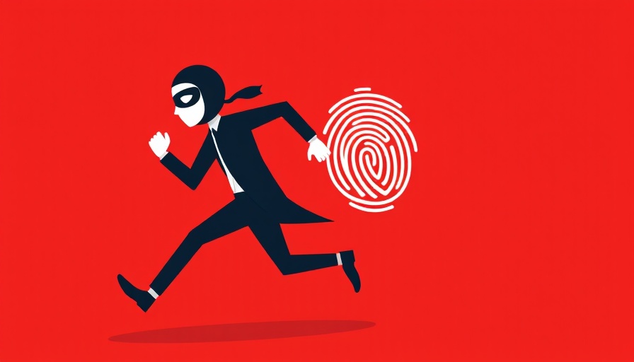 Stylized image of a masked figure with fingerprint, fraud prevention in APAC
