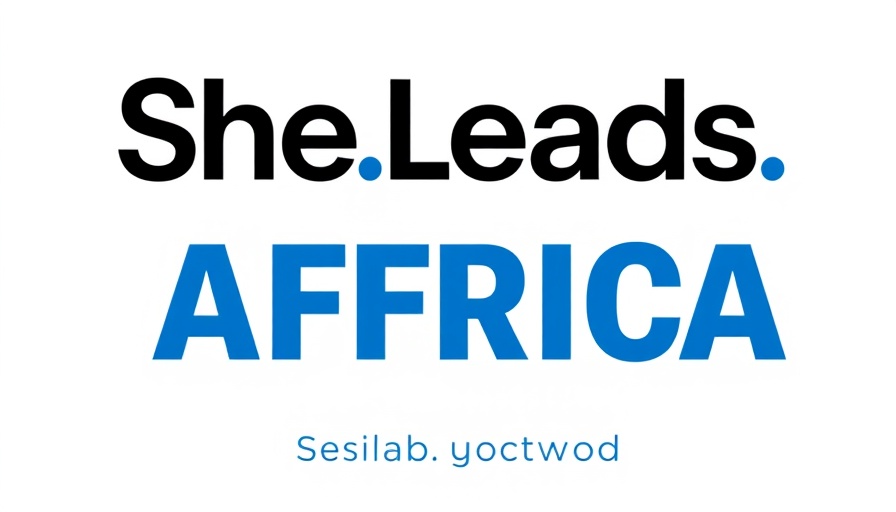 Celebrating bold women logo for She Leads Africa.