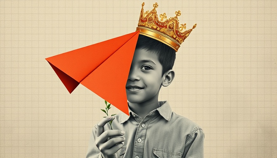 Innovative African startup growth depicted by paper airplane and plant.