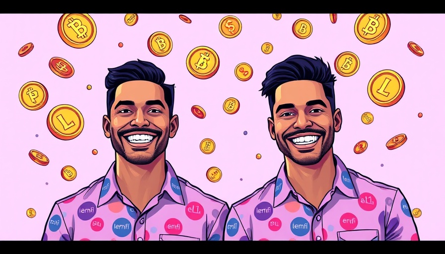 Lemfi expansion with smiling men and currency icons in vibrant style.