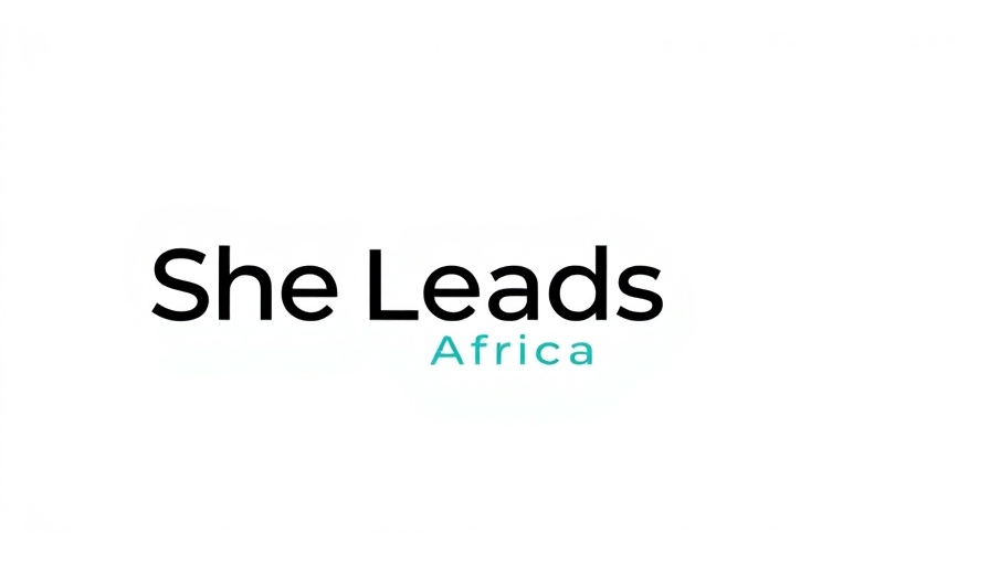 Career planning with She Leads Africa logo, modern design