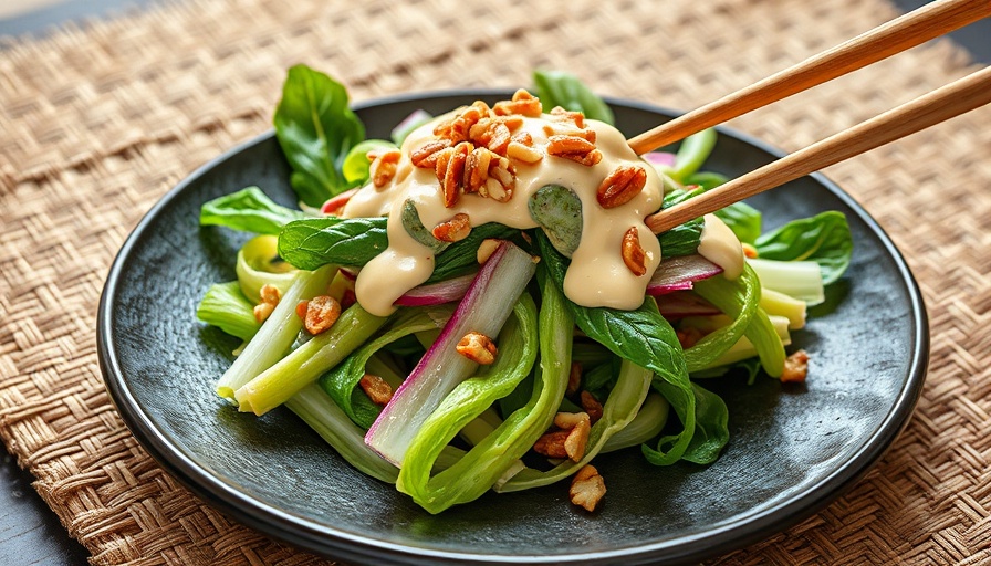 Global recipes: Endive and asparagus salad with creamy dressing