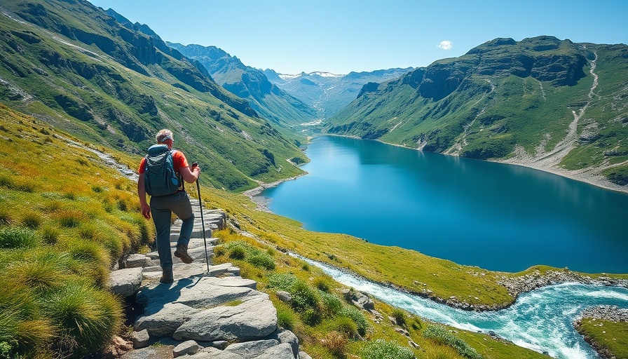 Travel inspiration Lleida Catalonia: hike by a mountain lake