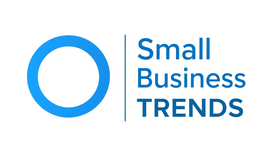 Small Business Trends logo, minimalistic design with blue circle.