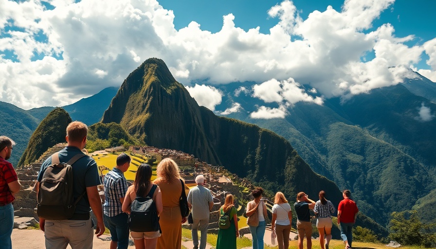 Tourists exploring Machu Picchu, one of the best places to visit in Peru.