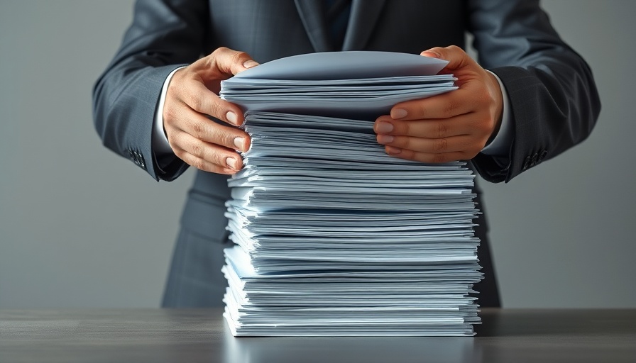 Business attire hands organizing paperwork, symbolizing women in business.