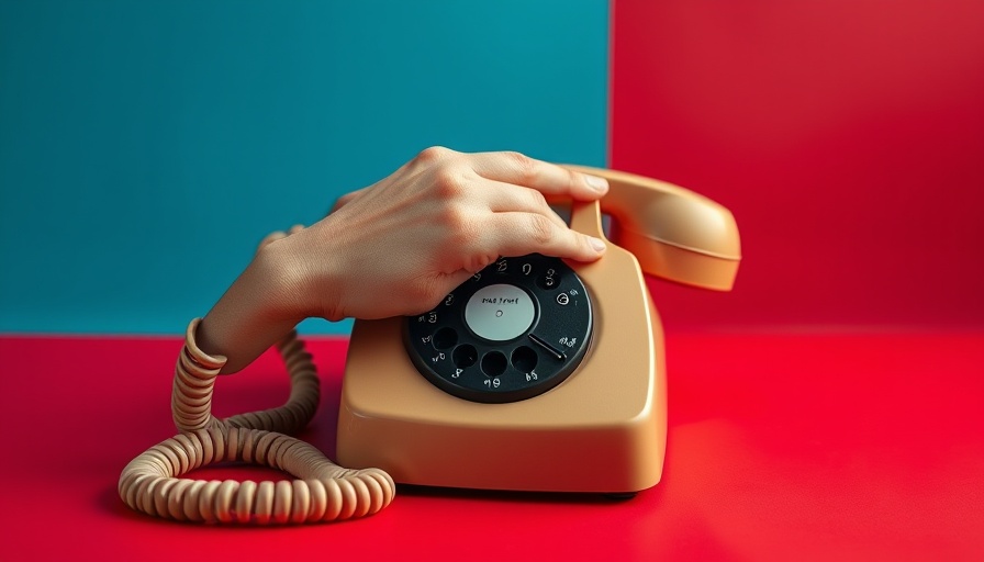 A hand on a rotary phone symbolizing employee silence in business communication.