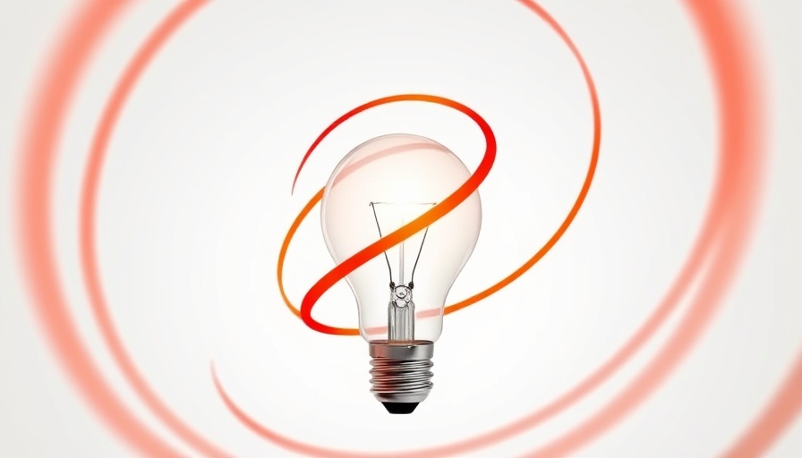 Abstract light bulb illustration with vibrant colors, symbolizing innovative ideas.