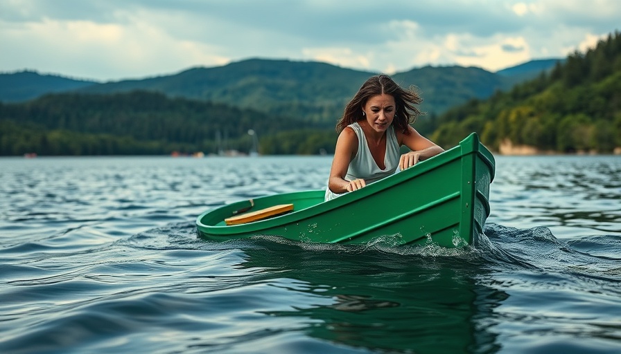 Woman entrepreneurs dealing with disappointment, boat challenge.