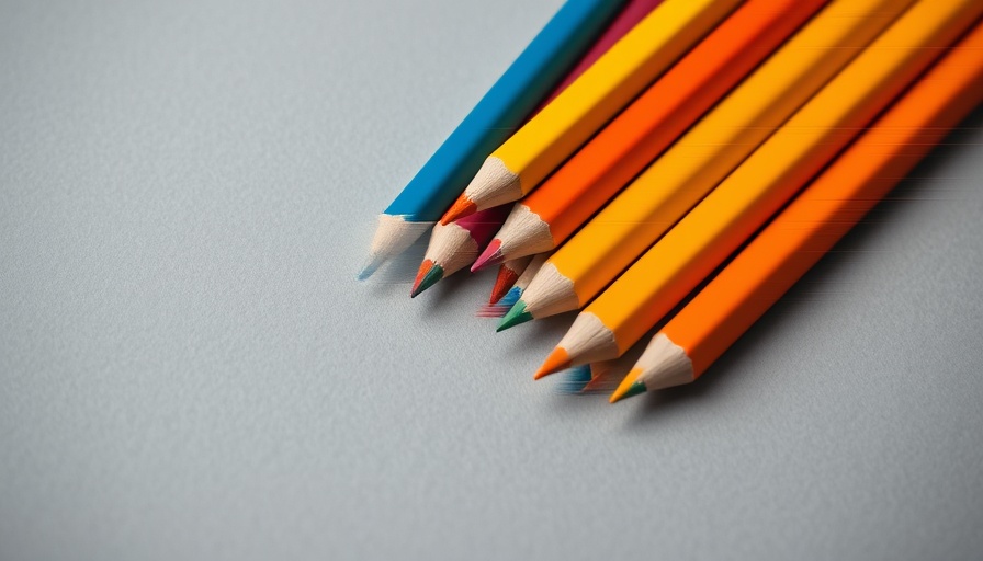 Abstract illustration of pencils for AI career coaching for women entrepreneurs.
