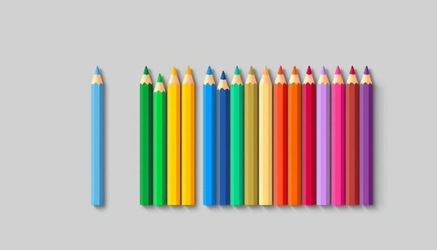 AI as a Career Coach concept: Pixelated pencils as digital transformation.