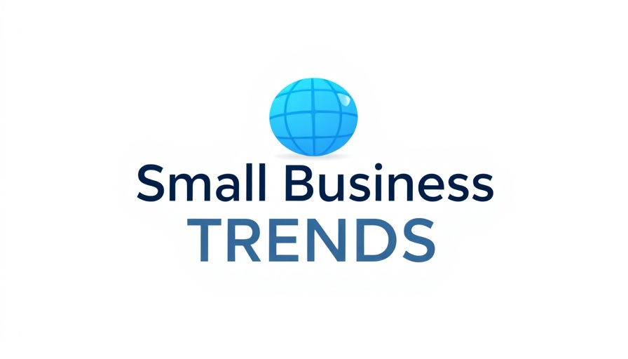 Small Business TRENDS logo, minimalistic blue design.