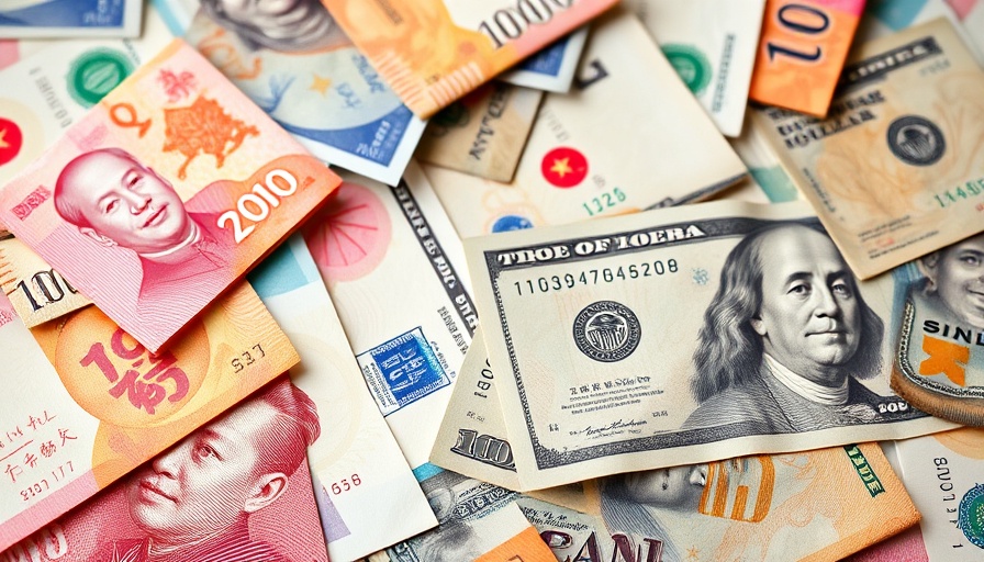 China strategy for entrepreneurs depicted in mixed currency image.