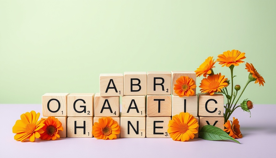 Vibrant flowers and wooden blocks symbolizing growth opportunities.