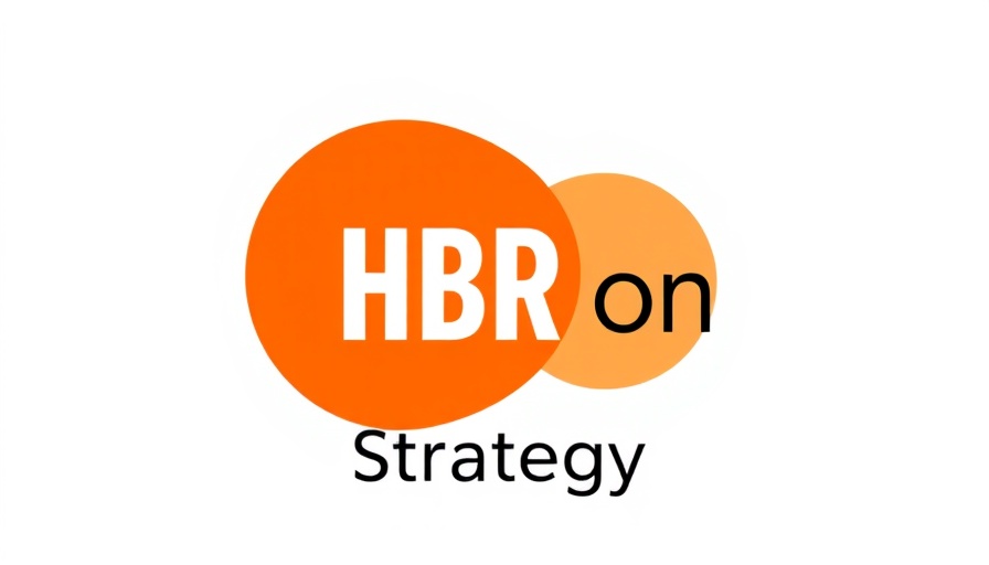 Minimalistic HBR Strategy logo with overlapping circles