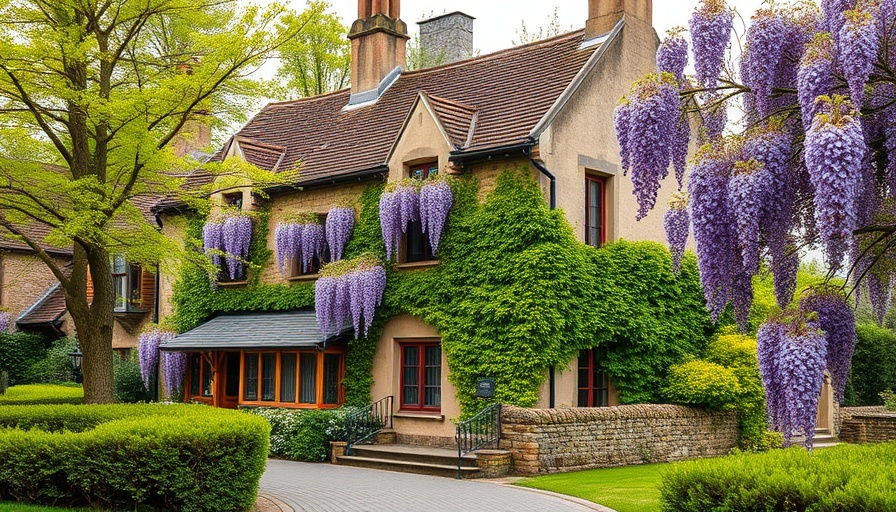 Charming historic building, lush greenery - best restaurants with rooms in the UK.