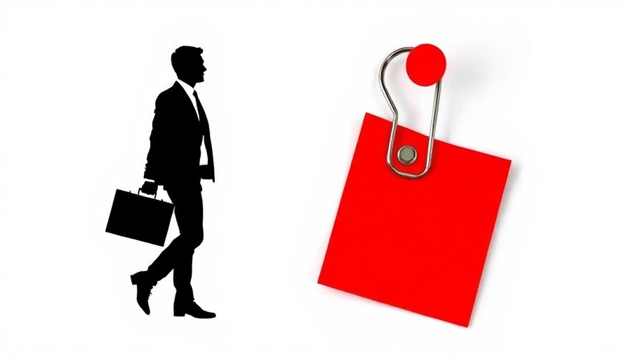 Benefits of Letting HR Decide: Business silhouette with paperclip.