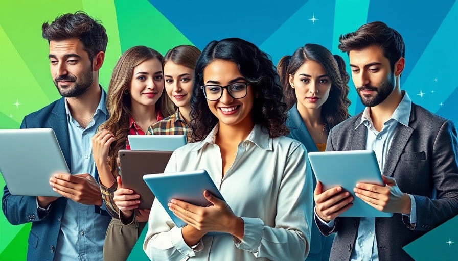 Agentic AI impact on diverse group of young professionals working.