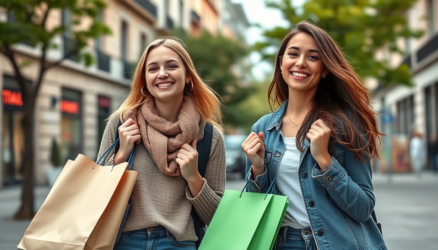 Two young women shopping outdoors, showcasing Chinese consumer insights.