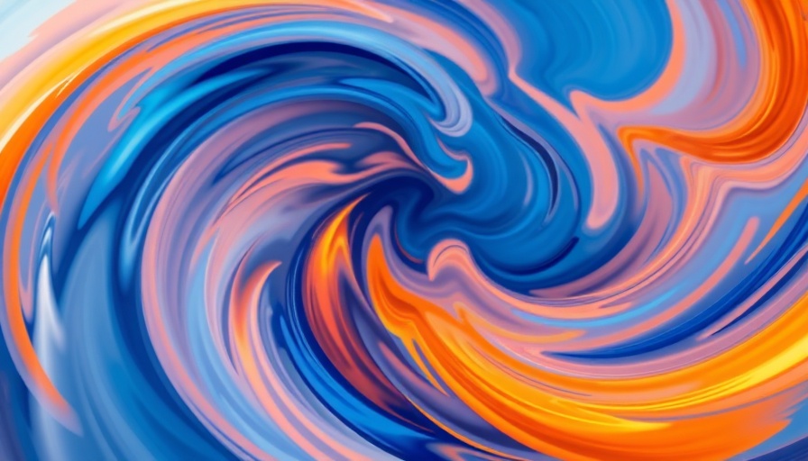 Abstract art illustrating turning anxiety into action.