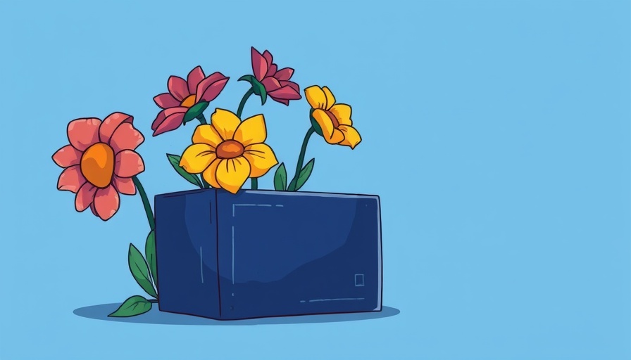 Abstract flowers wilting on block; flexible schedule burnout concept.