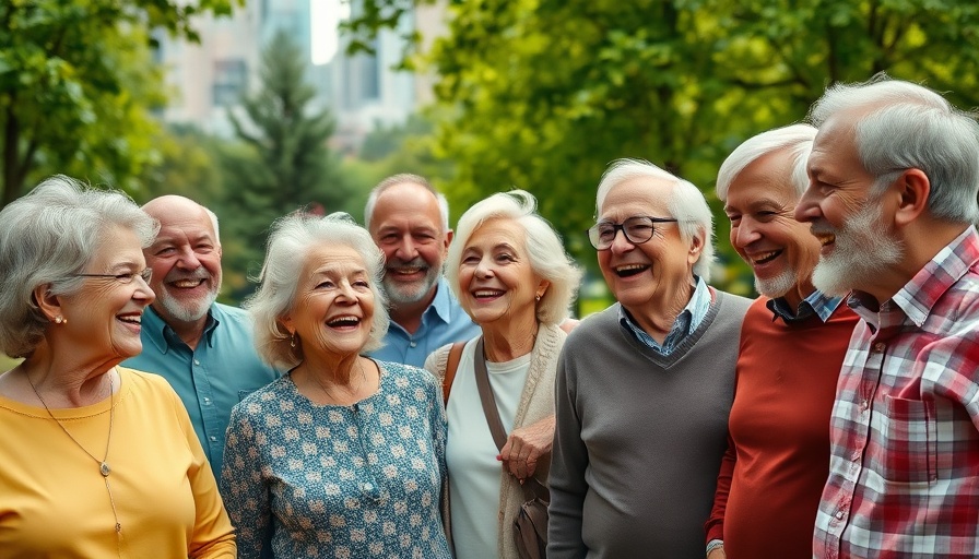 Diverse seniors enjoying camaraderie in a park, Greypreneur Movement.