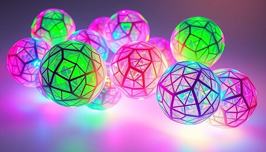 Abstract geometric spheres symbolizing Circularity as a Response to Tariffs.