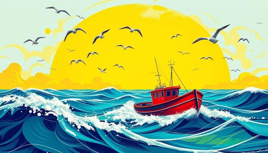 Creating a Company Culture for Cybersecurity concept with boat and keys.