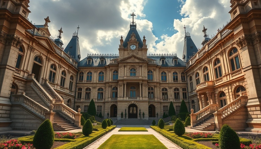 Majestic chateau near Paris, travel inspiration.