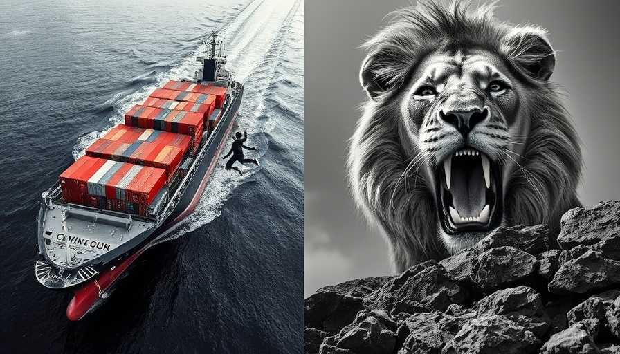 Dynamic collage symbolizes brave leadership in uncertain times.