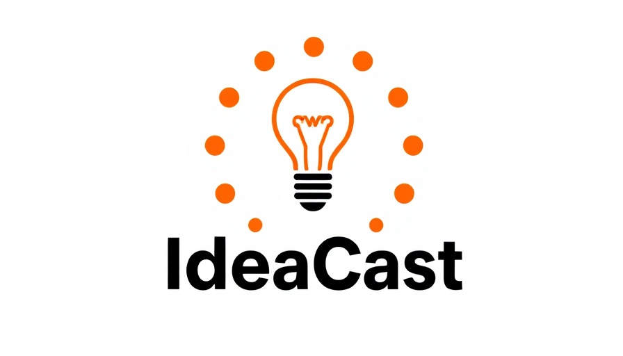 IdeaCast logo with stylized lightbulb design