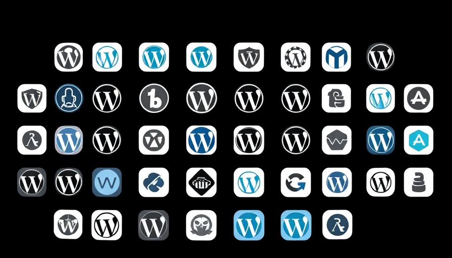 Minimalistic grid of WordPress backup plugin icons.