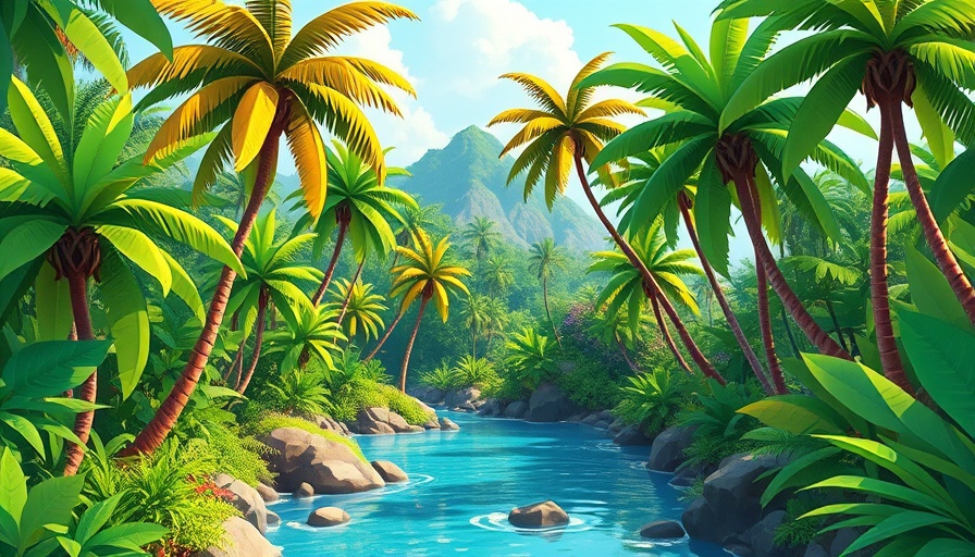 Project Parrot Game Sample features a vibrant tropical jungle in low-poly style.