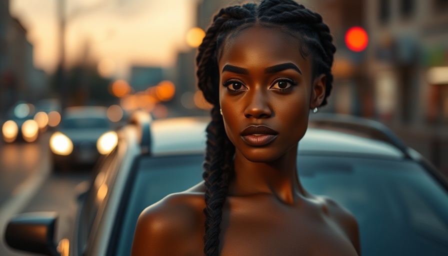 Elegant woman in evening light, soft shadow background