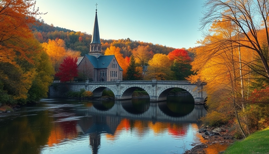 Serene autumn view for travel inspiration in September.