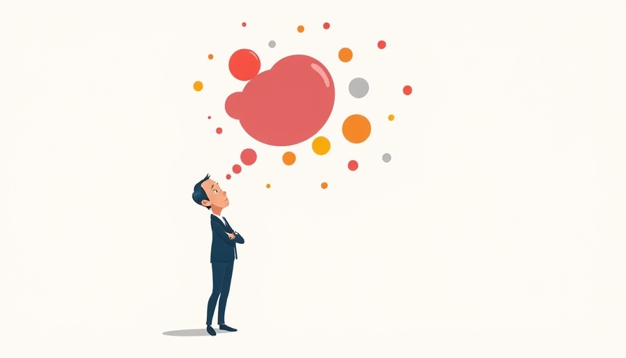 Abstract figure contemplating leadership blindspots in a minimalistic style.