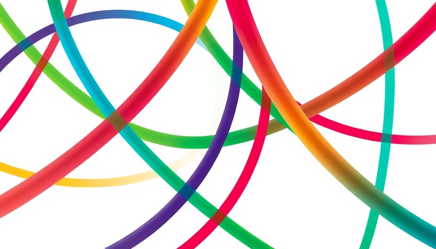 Interwoven colorful lines symbolizing credit rating agencies in Africa.