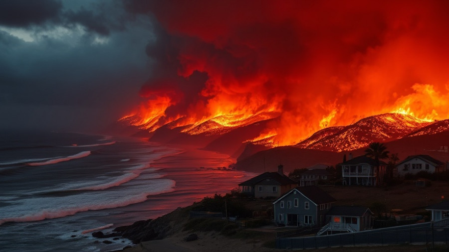 Wildfire along coast highlights record rise in carbon dioxide levels 2024.
