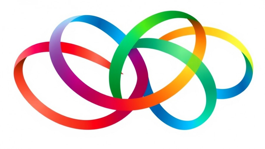 Colorful abstract logo for Uganda DRC Business Forum.