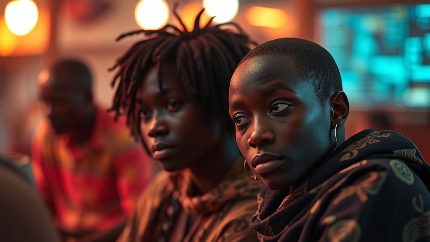 Contemplative scene highlighting investing in African startups with ambient lighting.