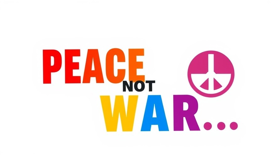 Bright peace artwork reflecting the Gaza humanitarian crisis and global response.