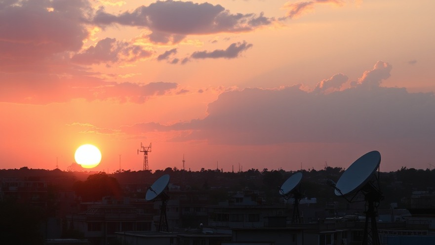 Stunning sunrise over East African skyline, showcasing AI Africa's digital opportunities.