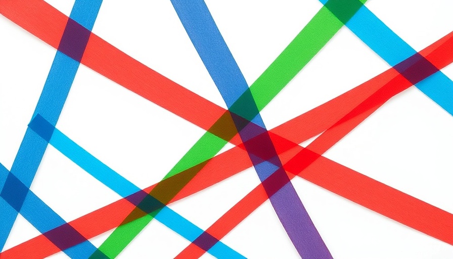 Colorful abstract intersecting stripes symbolizing Ethiopia constitutional changes political motives.