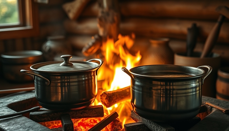 Traditional cooking setup in South African home, highlighting air pollution