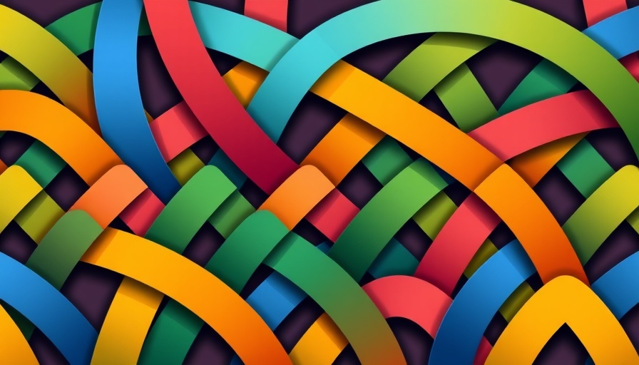 Abstract colorful pattern symbolizing unity and balance.