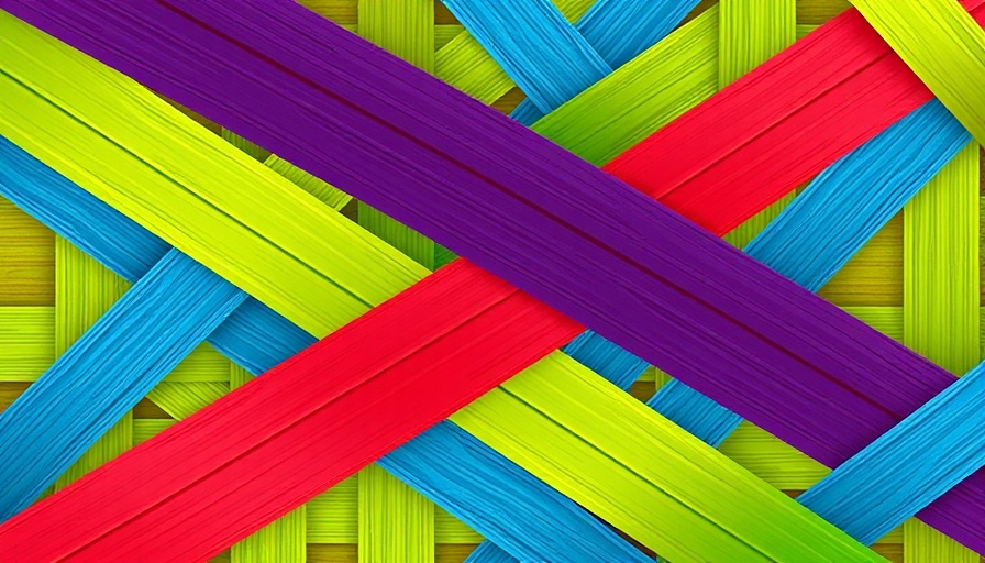 Abstract design symbolizing Egypt Africa relations 2025 with colorful lines.