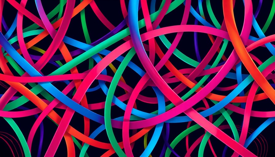 Vibrant abstract design representing growth and dynamics.