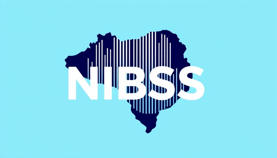 Abstract design symbolizing Kenya Payment System Innovation with NIBSS logo.