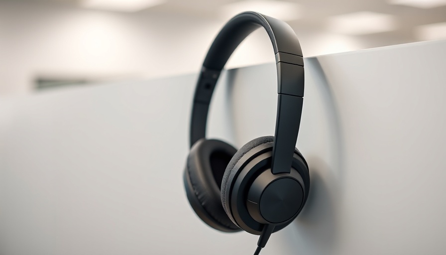 Sleek headset symbolizing AI in Africa's tech future.
